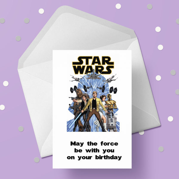 Star Wars Birthday Card 03