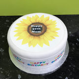 Sunflower 01 Edible Icing Cake Topper