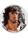 Sylvester Stallone Edible Icing Cake Topper 01 - Rambo