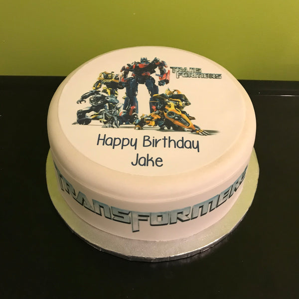 Transformers Edible Icing Cake Topper 01
