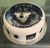Wolf 03 Edible Icing Cake Topper