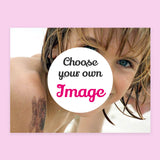 7.5" x 10" Rectangle Edible Icing Cake Topper with your own image