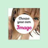 7.5" Square Edible Icing Cake Topper with your own image