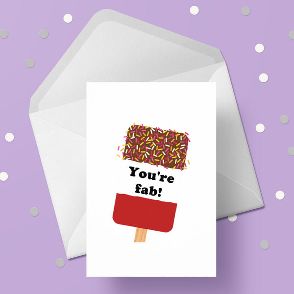 Thank you Card 02  - You're Fab